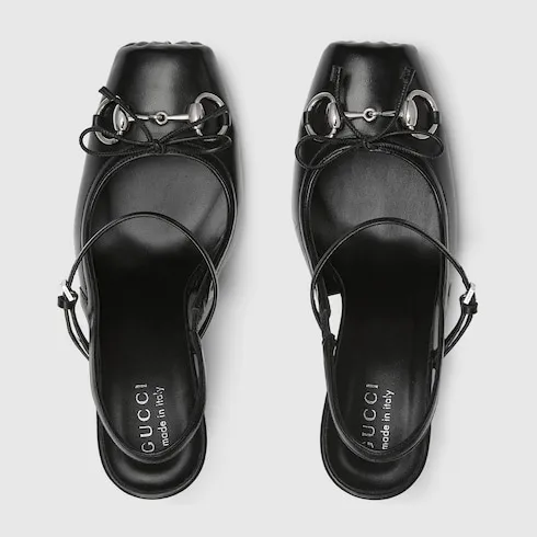 Gucci Horsebit Slingback Pump