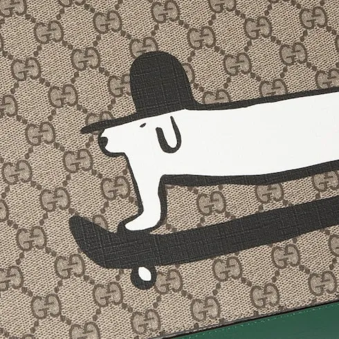 Large Printed Gg Changing Bag