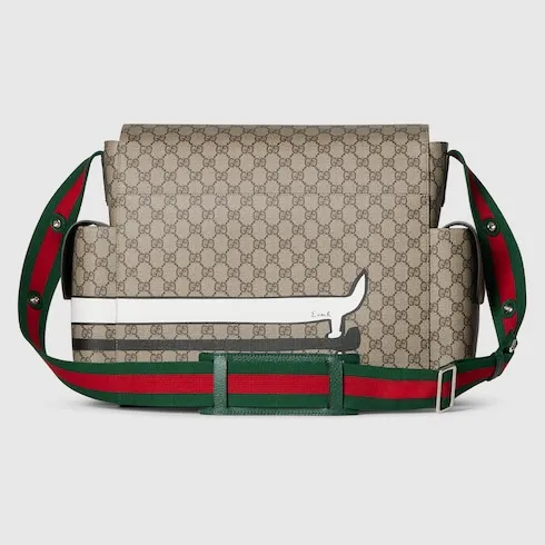 Large Printed Gg Changing Bag