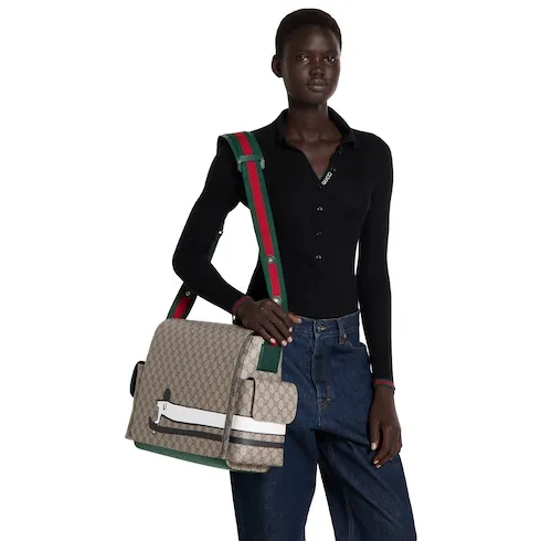 Large Printed Gg Changing Bag