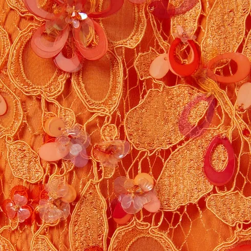 Flora Lace Skirt With Beads