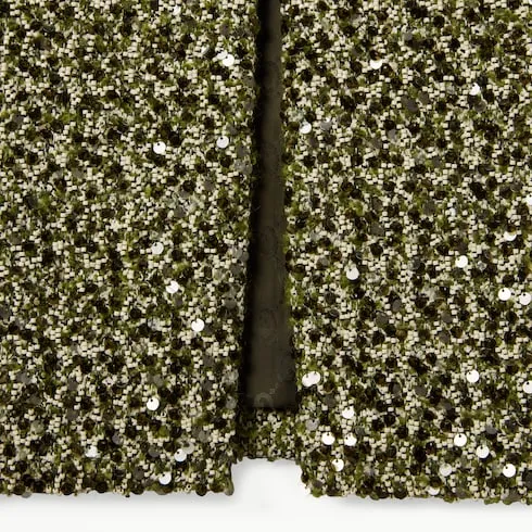 Wool Cotton Bouclé Skirt