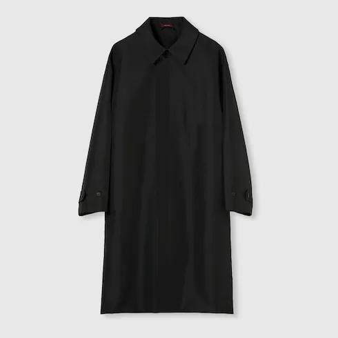 Technical Poplin Coat