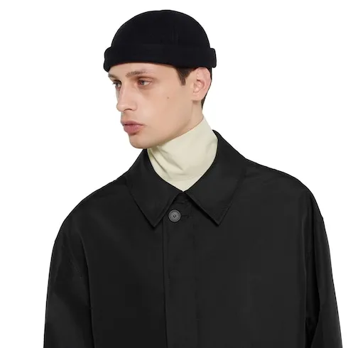 Technical Poplin Coat