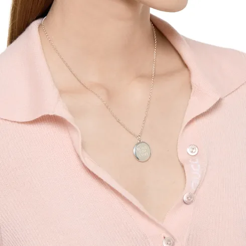 Blind For Love Pendant Necklace