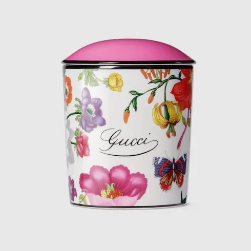 Gucci Flora Print Candle, Fresia Scent