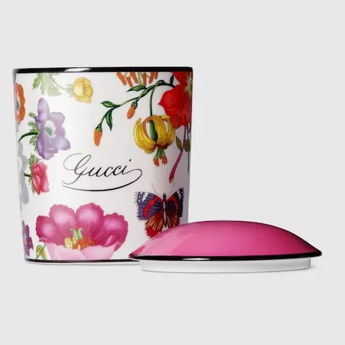 Gucci Flora Print Candle, Fresia Scent