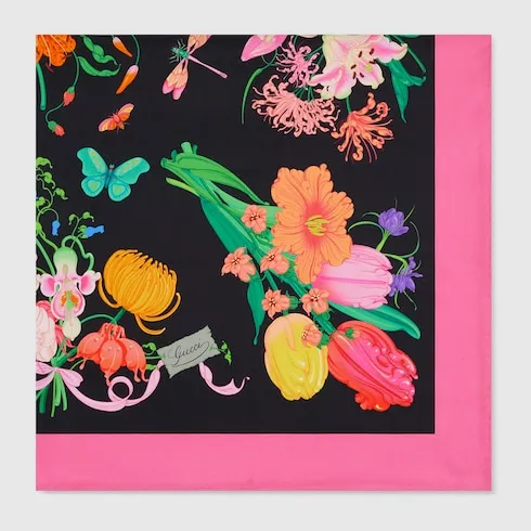90 X 90 Project Printed Silk Carré