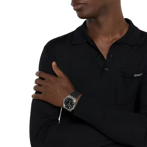 Gucci 25H Rubber Strap, 40Mm