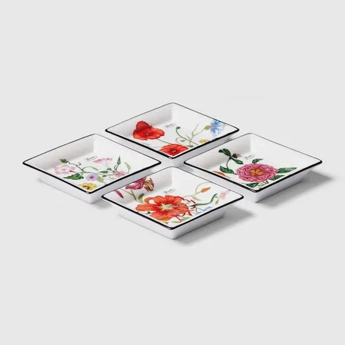 Gucci Flora Print Trinket Tray Set