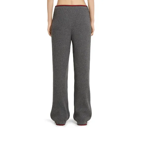 Soft Rib Felted Wool Pants