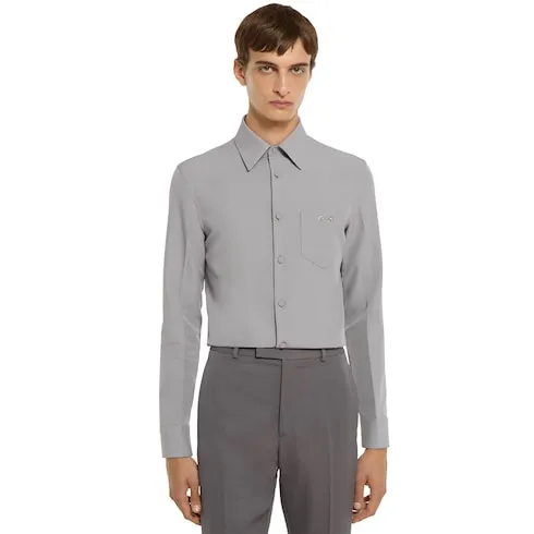 Technical Panama Shirt With Horsebit