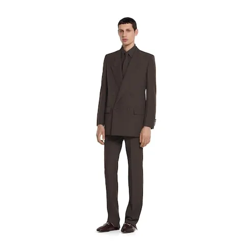 Polyester Twill Shirt With Horsebit