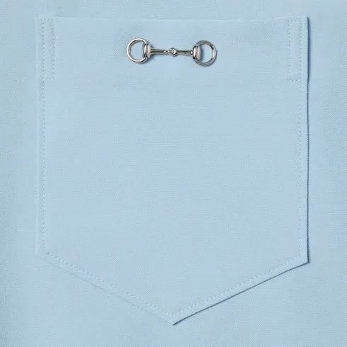 Polyester Twill Shirt With Horsebit