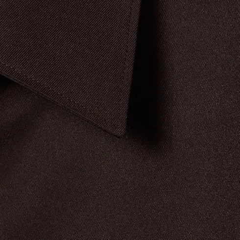 Polyester Twill Shirt With Horsebit