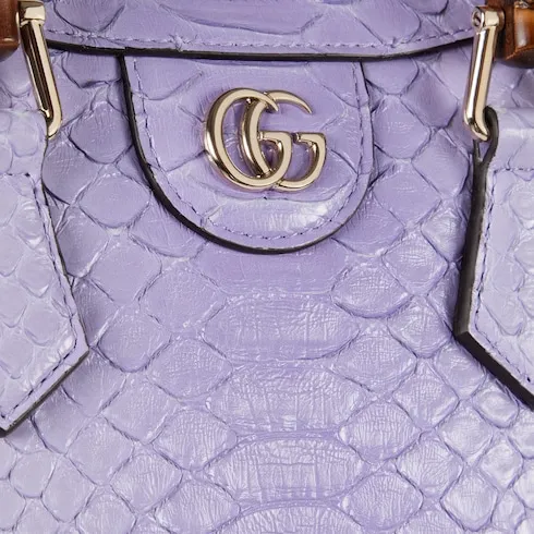 Gucci Diana Small Python Tote Bag