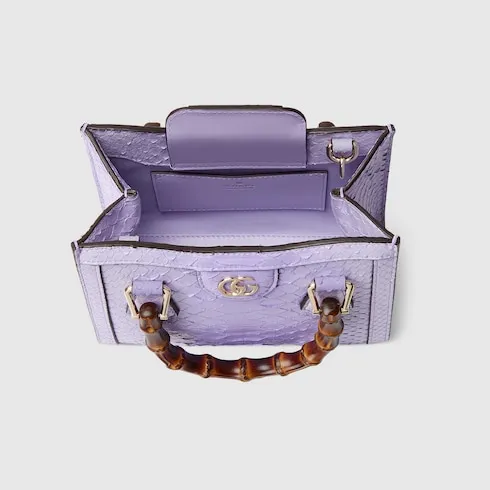 Gucci Diana Small Python Tote Bag