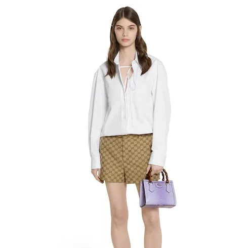 Gucci Diana Small Python Tote Bag