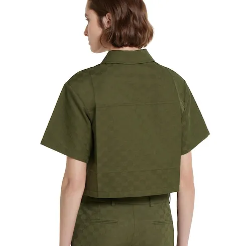 Gg Cotton Gabardine Shirt