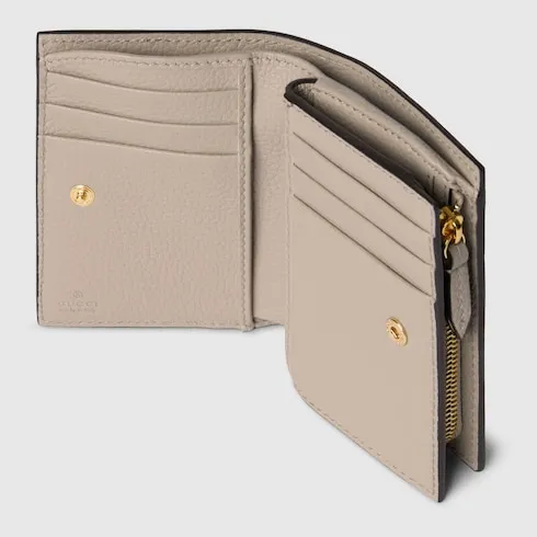 Bi-Color Gg Marmont Small Wallet