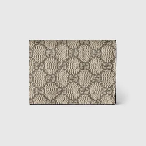 Bi-Color Gg Marmont Small Wallet