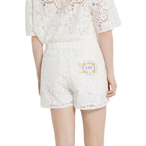 Gucci Floral Lace Shorts