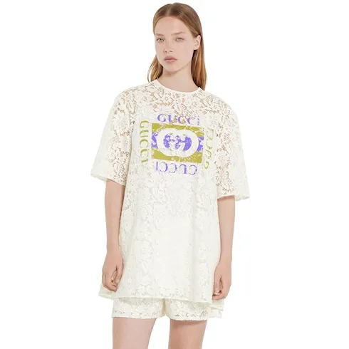 Gucci Floral Lace Top