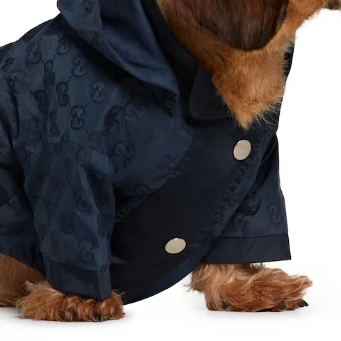 Gg Nylon Pet Rain Coat