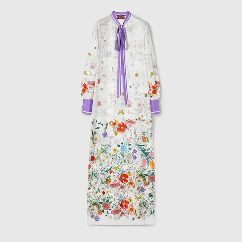 Printed Cotton Dress