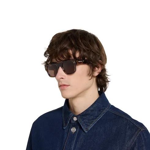 Rectangular Frame Sunglasses