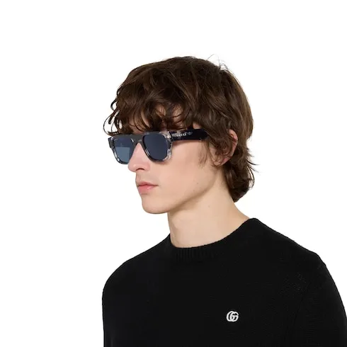 Rectangular Frame Sunglasses