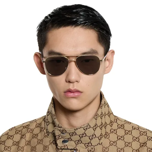Aviator Frame Sunglasses