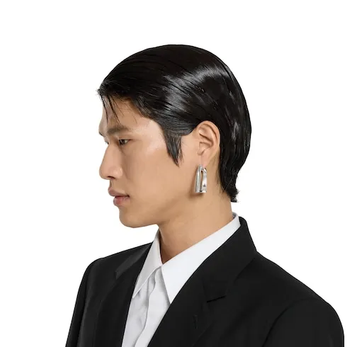 Gucci Staffa Large Hoop Earrings