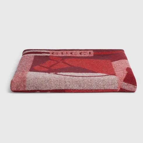 Wool And Cashmere Jacquard Blanket