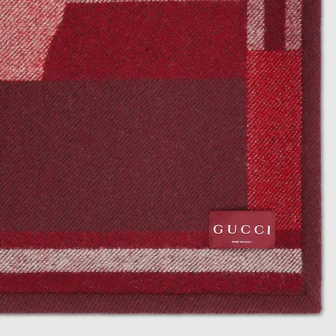 Wool And Cashmere Jacquard Blanket