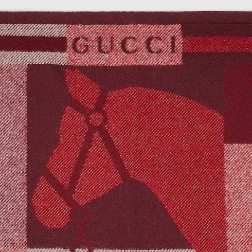 Wool And Cashmere Jacquard Blanket