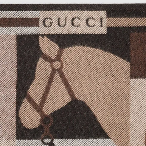 Wool And Cashmere Jacquard Blanket