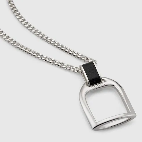 Gucci Staffa Long Pendant Necklace