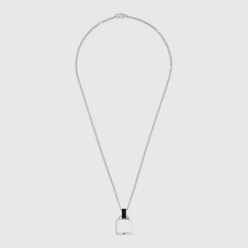 Gucci Staffa Long Pendant Necklace