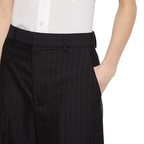 Pinstripe Gucci Wool Jacquard Pants