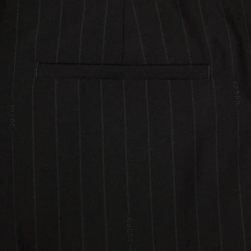 Pinstripe Gucci Wool Jacquard Pants