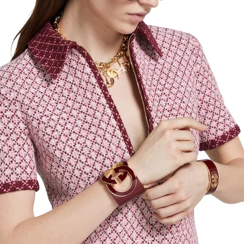 Gucci Interlocking Cuff Bracelet