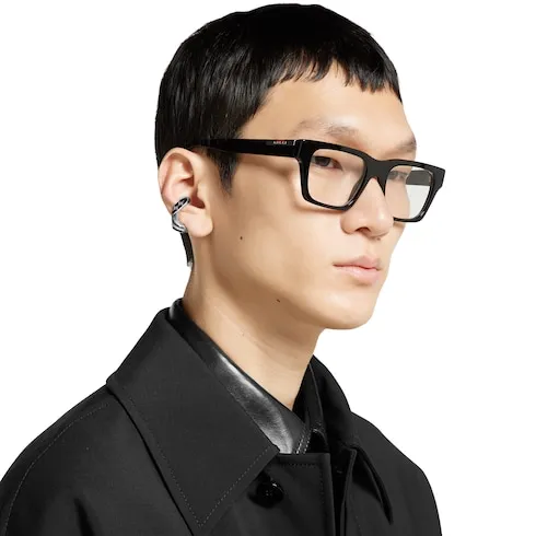 Gucci Signature Engraved Mono Earring