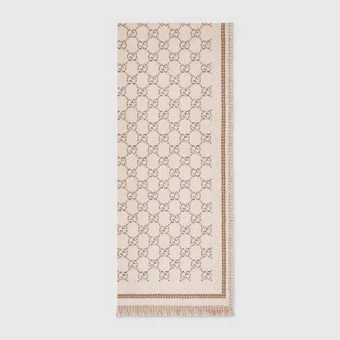 Gg Wool Scarf