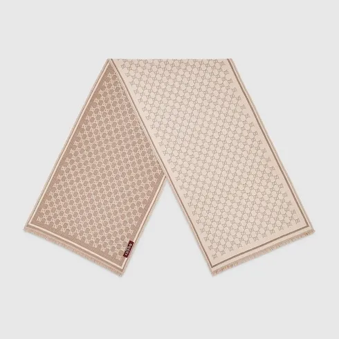 Gg Wool Scarf