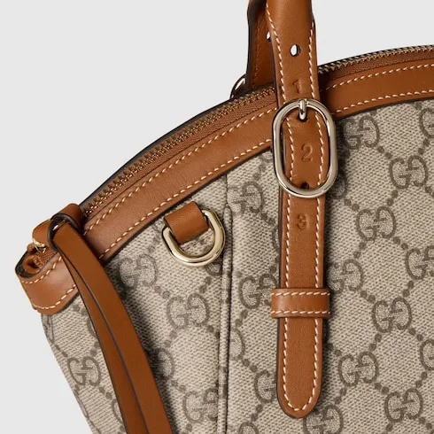 Gg Emblem Small Top Handle Bag