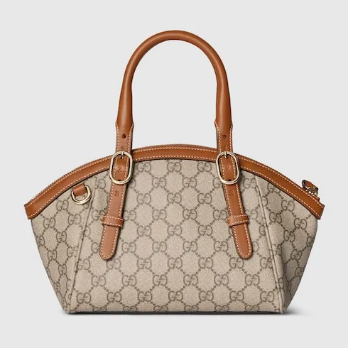 Gg Emblem Small Top Handle Bag