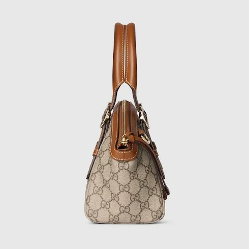 Gg Emblem Small Top Handle Bag