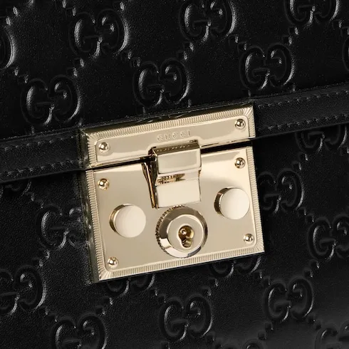 Padlock Medium Top Handle Bag