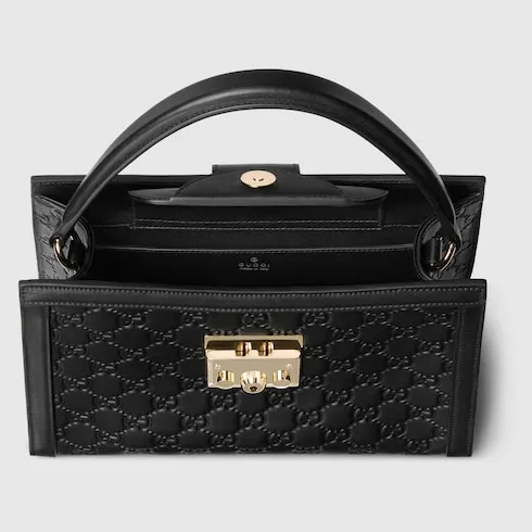 Padlock Medium Top Handle Bag